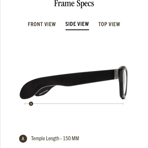 Caddis Kira Matte Black Readers, 3.5 - Picture 7 of 9